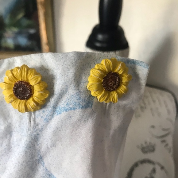 Rare Handmade Daisy Kingdom Bee Dress & Bonnet M - Picture 10 of 12